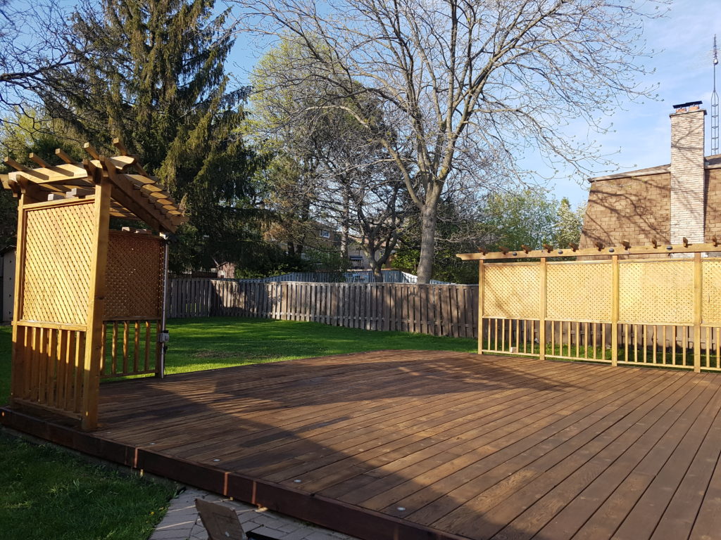 Deck and Fence