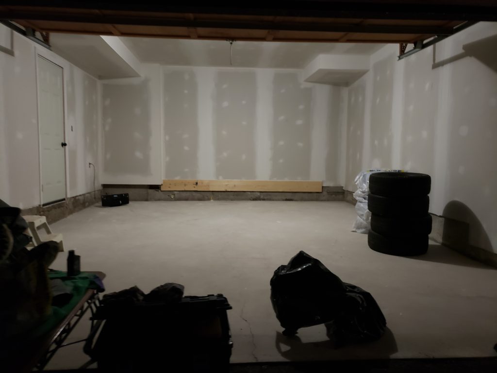 Garage finishing, and drywall